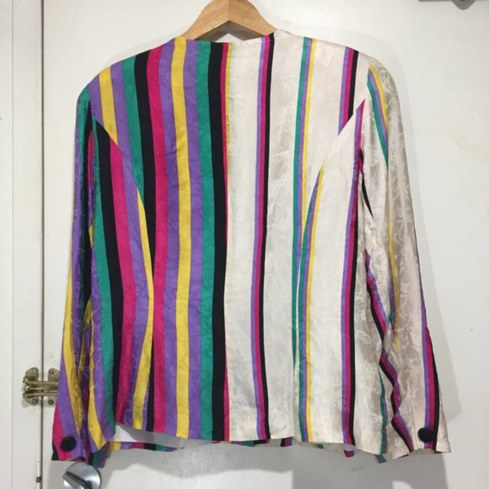 VINTAGE ENCORE STRIPE BLAZERS SIZE 16 - Picture 3 of 6